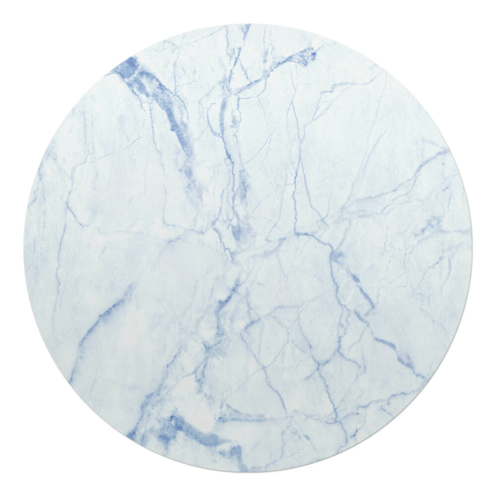 Podkładka pod krzesło obrotowe okrągła Marmurowe żyłki