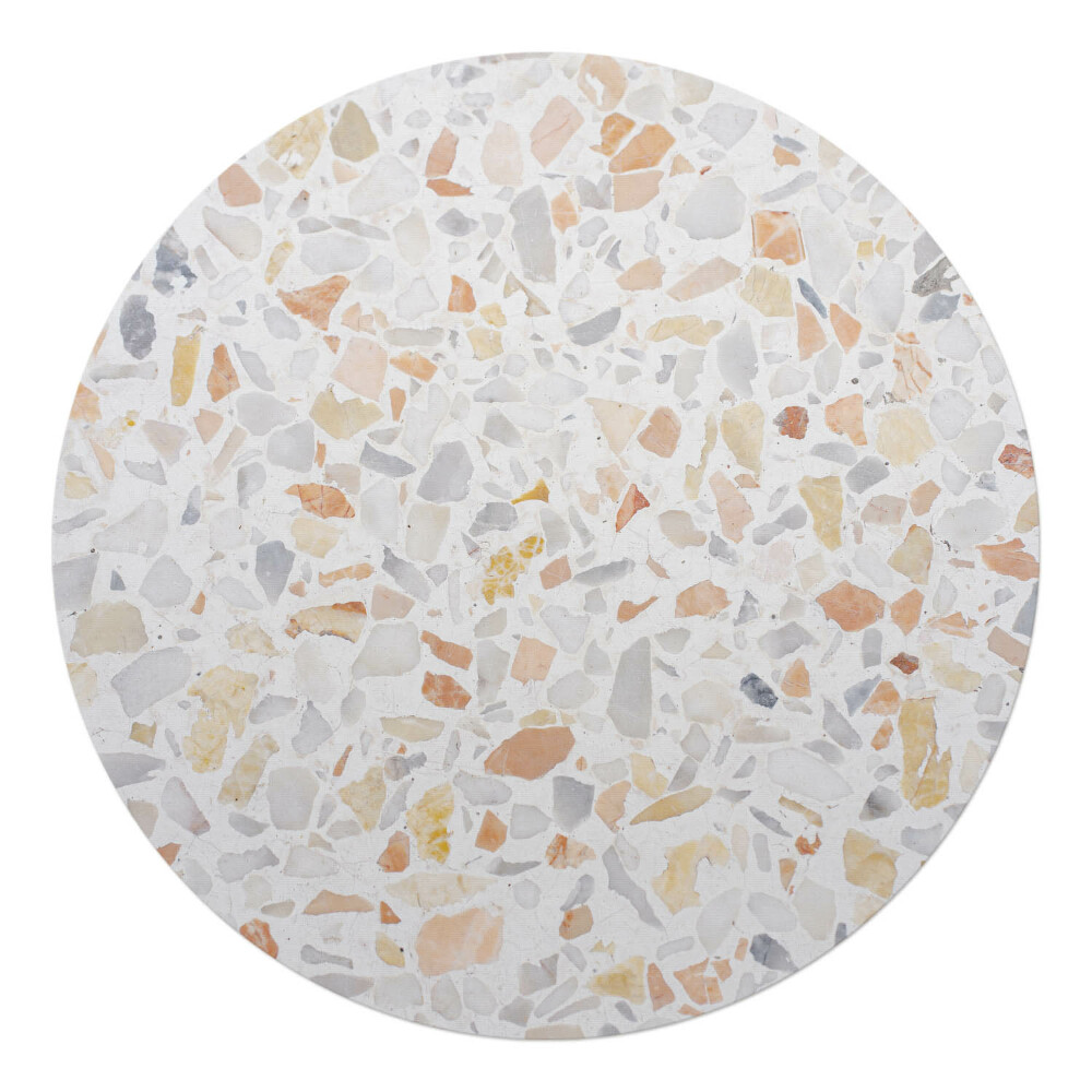 Podkładka pod krzesło obrotowe okrągła Mozaika kamienna