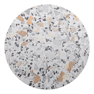 Mata pod krzesło okrągła Mozaika kamienna