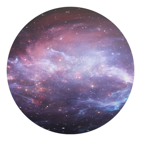 Mata pod fotel biurowy okrągła Kosmiczna mgławica