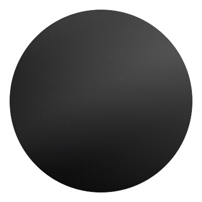 Podkładka pod krzesło okrągła Kolor Ciemny grafitowy