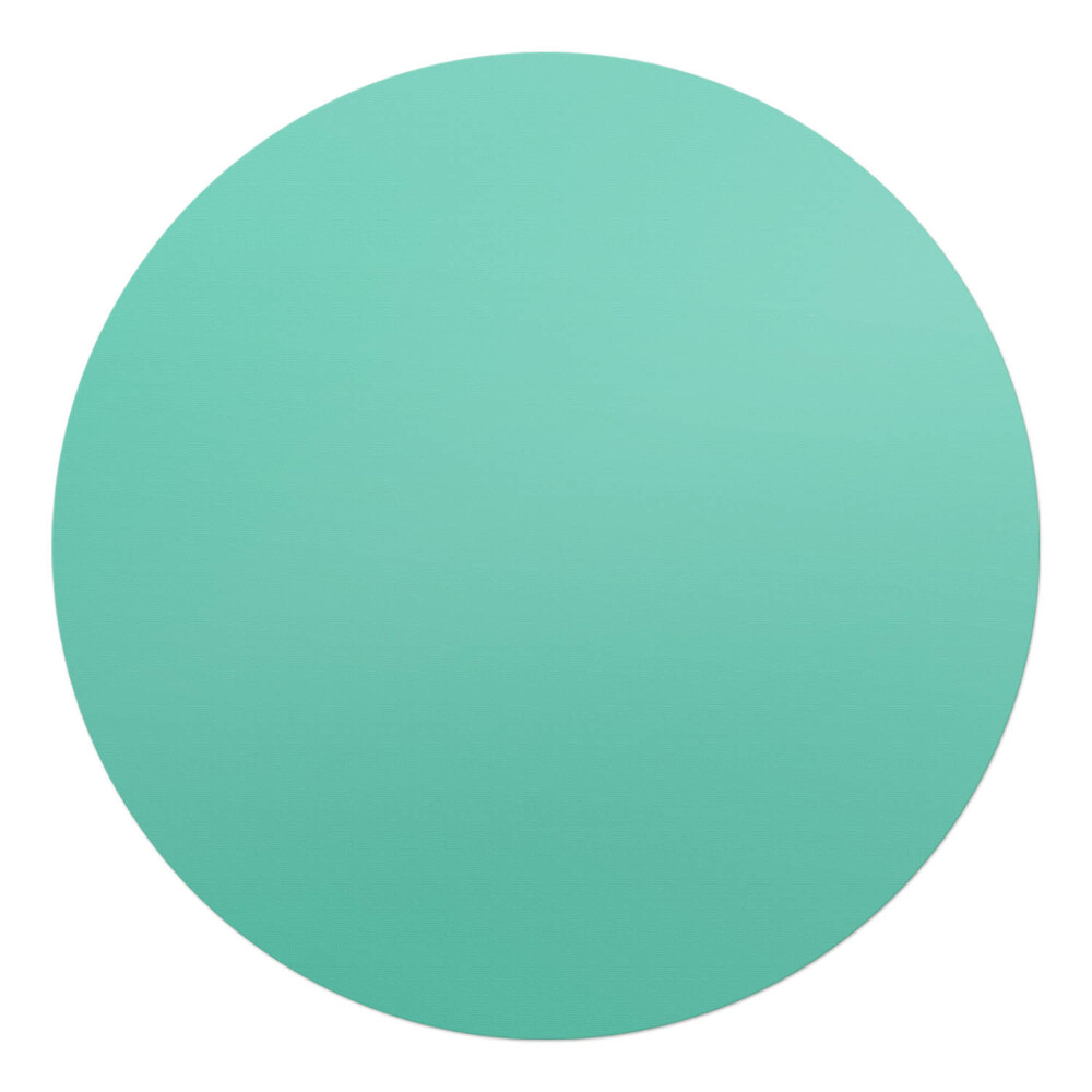 Podkładka pod krzesło obrotowe okrągła Kolor Miętowy