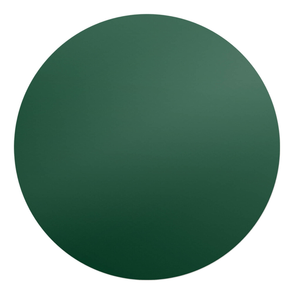 Podkładka pod krzesło okrągła Kolor Ciemnozielony