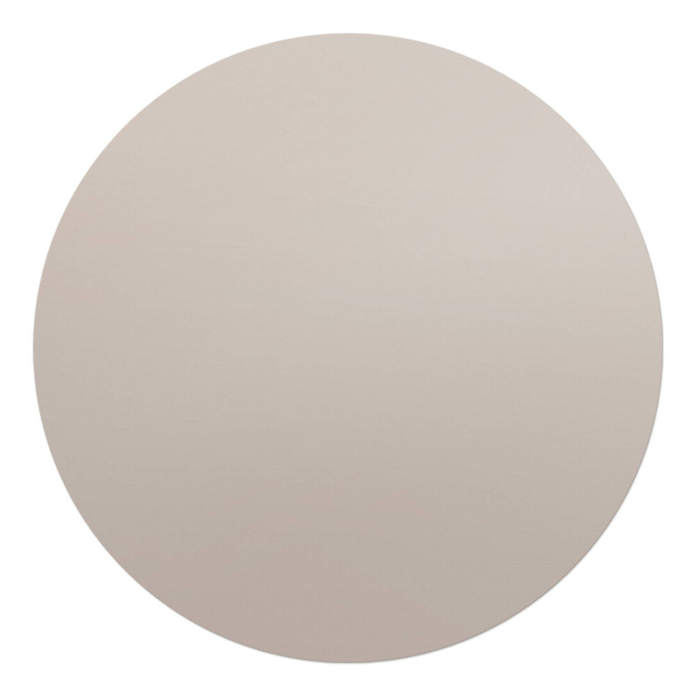 Mata na podłogę pod krzesło okrągła Kolor Jasnobrązowy