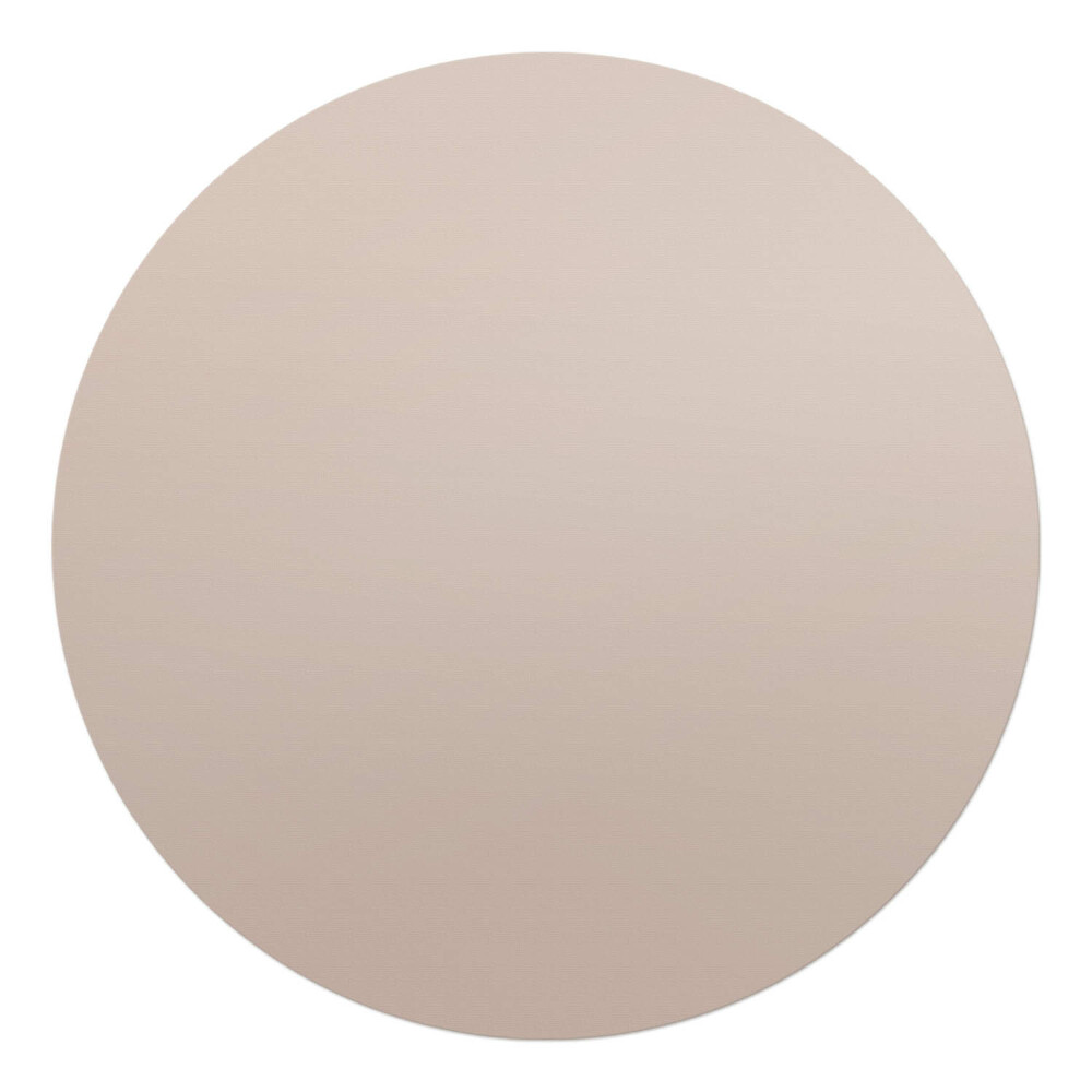 Mata na podłogę pod krzesło okrągła Kolor Jasnobrązowy