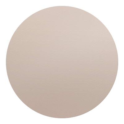 Mata na podłogę pod krzesło okrągła Kolor Jasnobrązowy