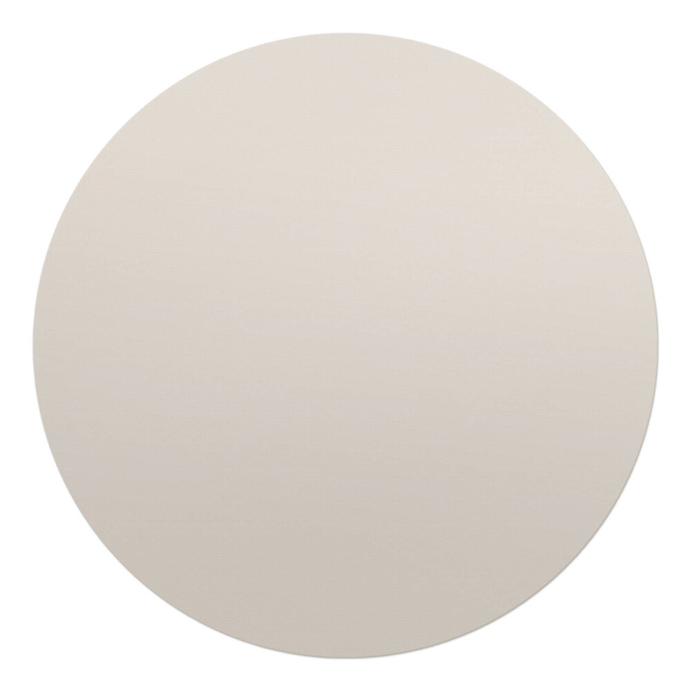 Mata pod fotel biurowy okrągła Kolor Jasny beżowy