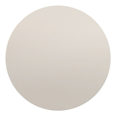 Mata pod fotel biurowy okrągła Kolor Jasny beżowy
