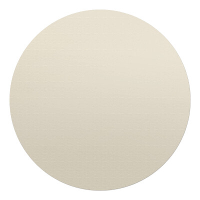 Mata na podłogę pod krzesło okrągła Kolor Beżowy