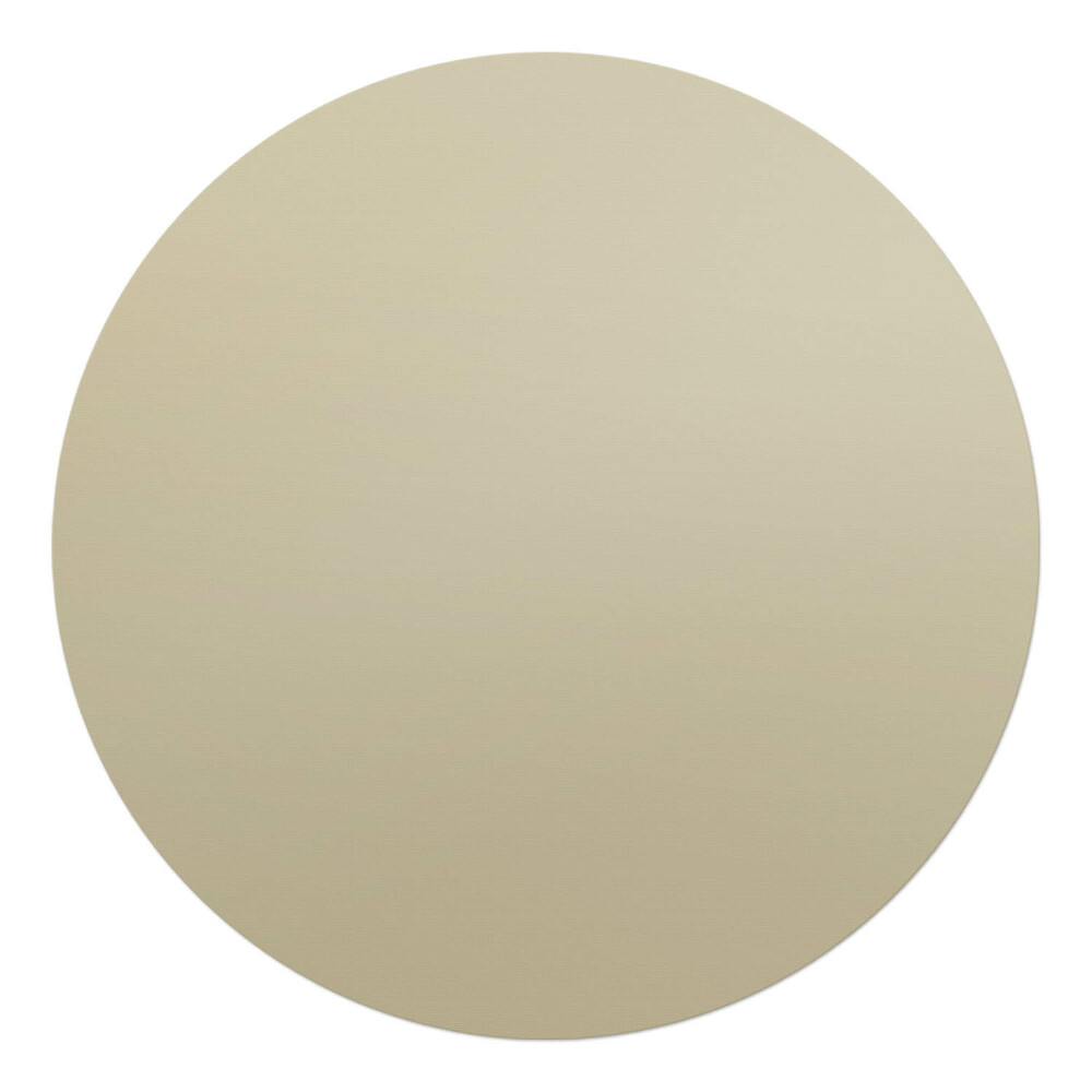 Mata na podłogę pod krzesło okrągła Kolor Brudnożółty