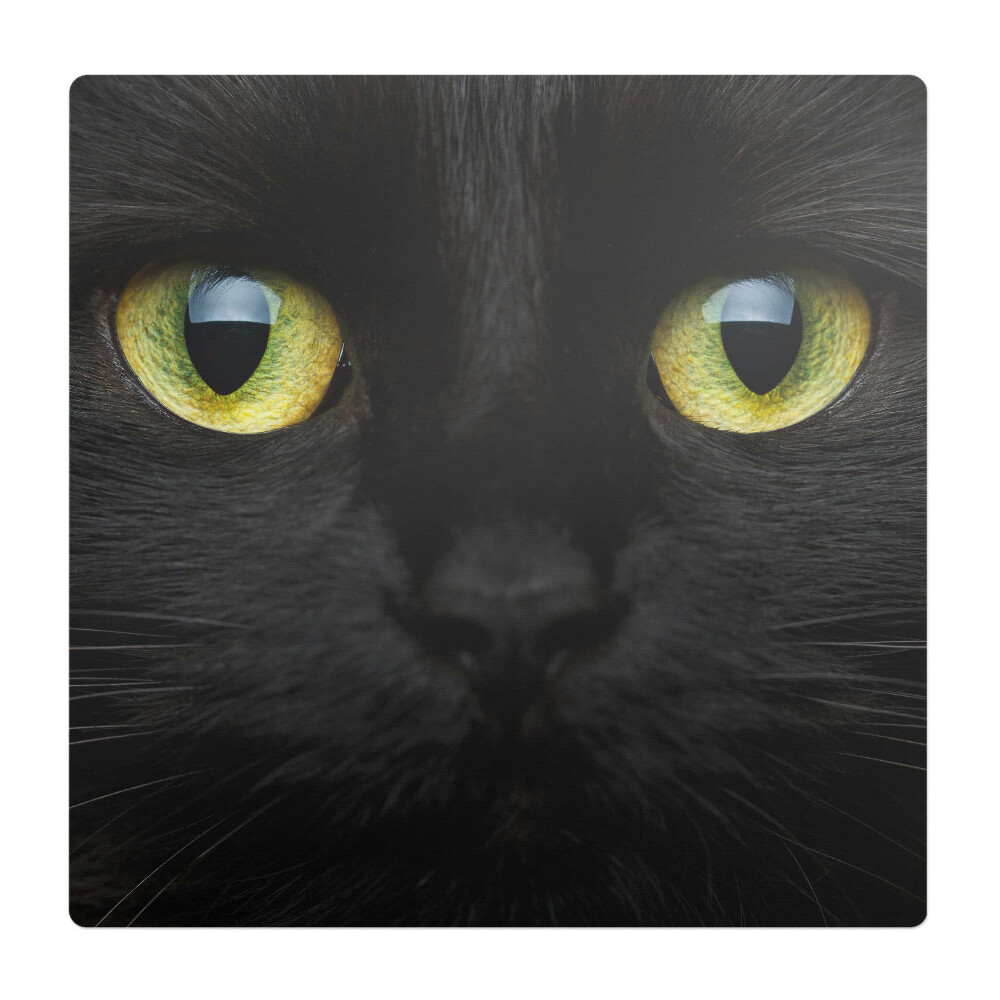 Mata pod fotel biurowy Kocie oczy z bliska