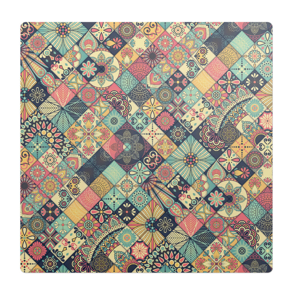 Podkładka pod fotel Patchwork kwiatowy