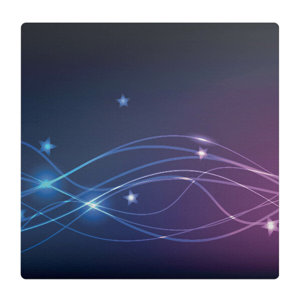 Mata pod fotel biurowy Fale i gwiazdy nocą