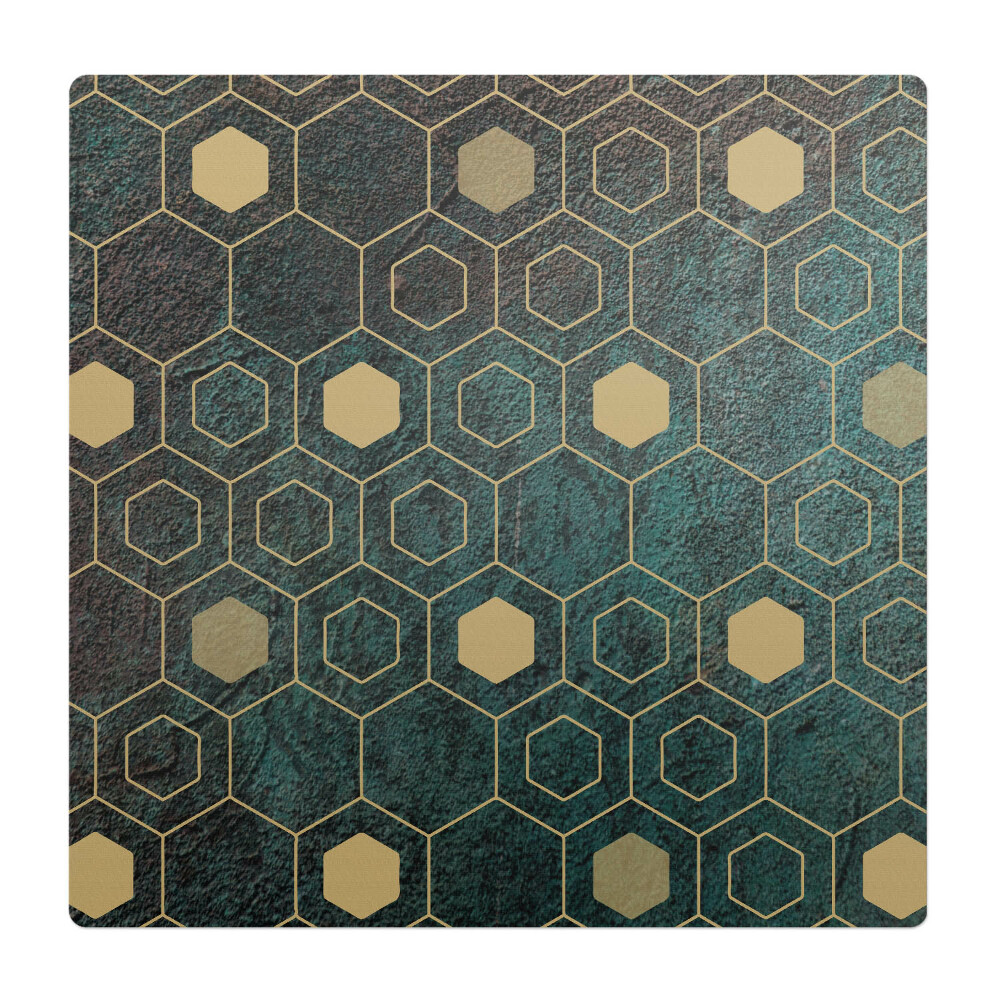 Mata na podłogę pod krzesło Geometryczny wzór