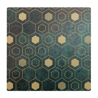 Mata na podłogę pod krzesło Geometryczny wzór