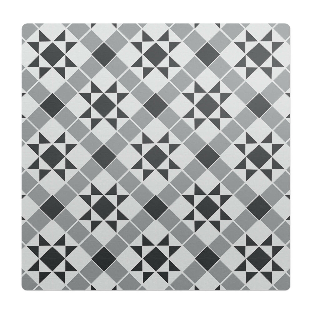 Podkładka pod krzesło obrotowe Geometryczny wzór gwiazd