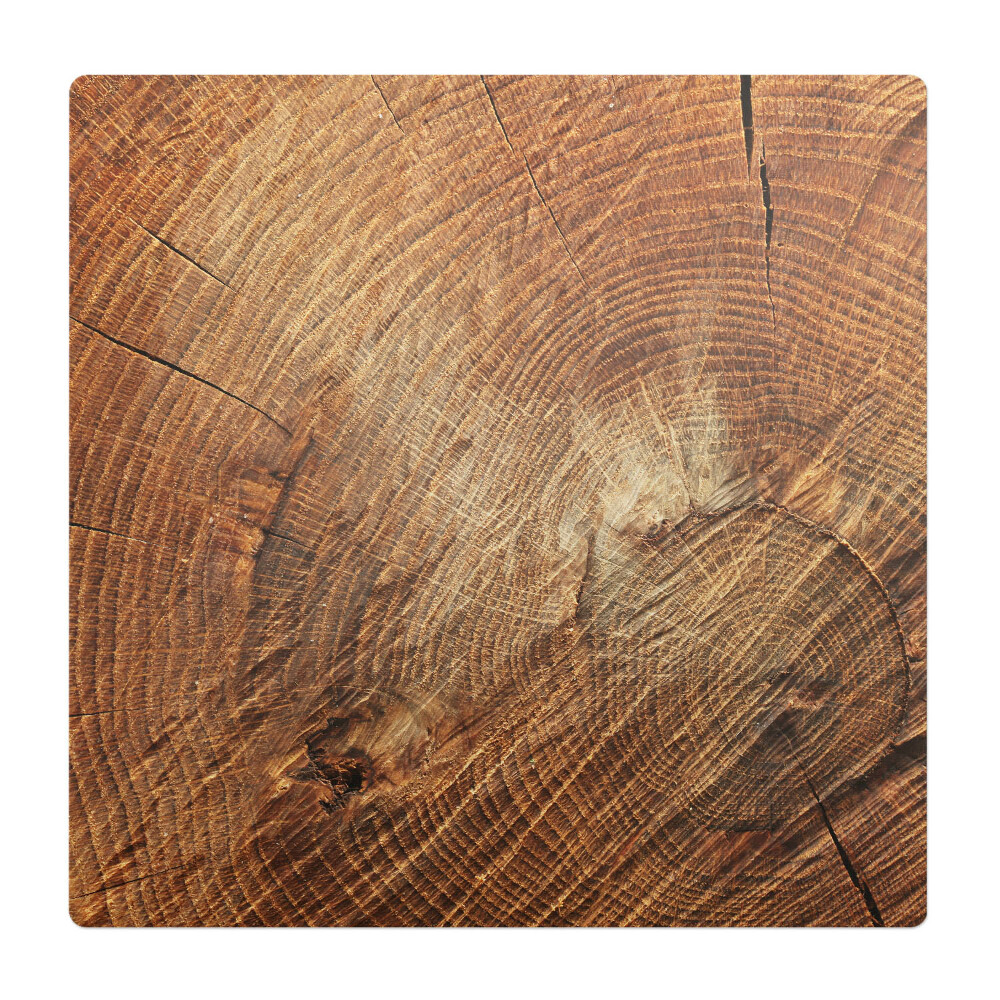 Mata pod fotel biurowy Słoje drzewa