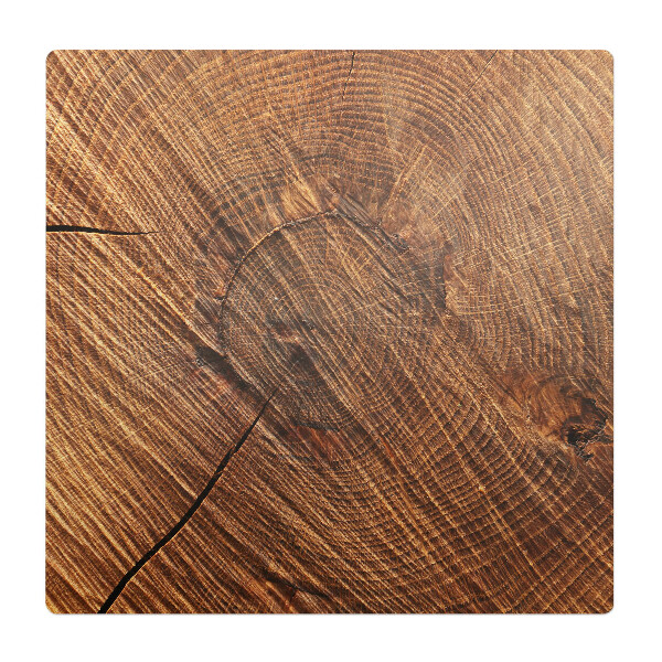 Mata pod fotel ochrona paneli Słoje drewna