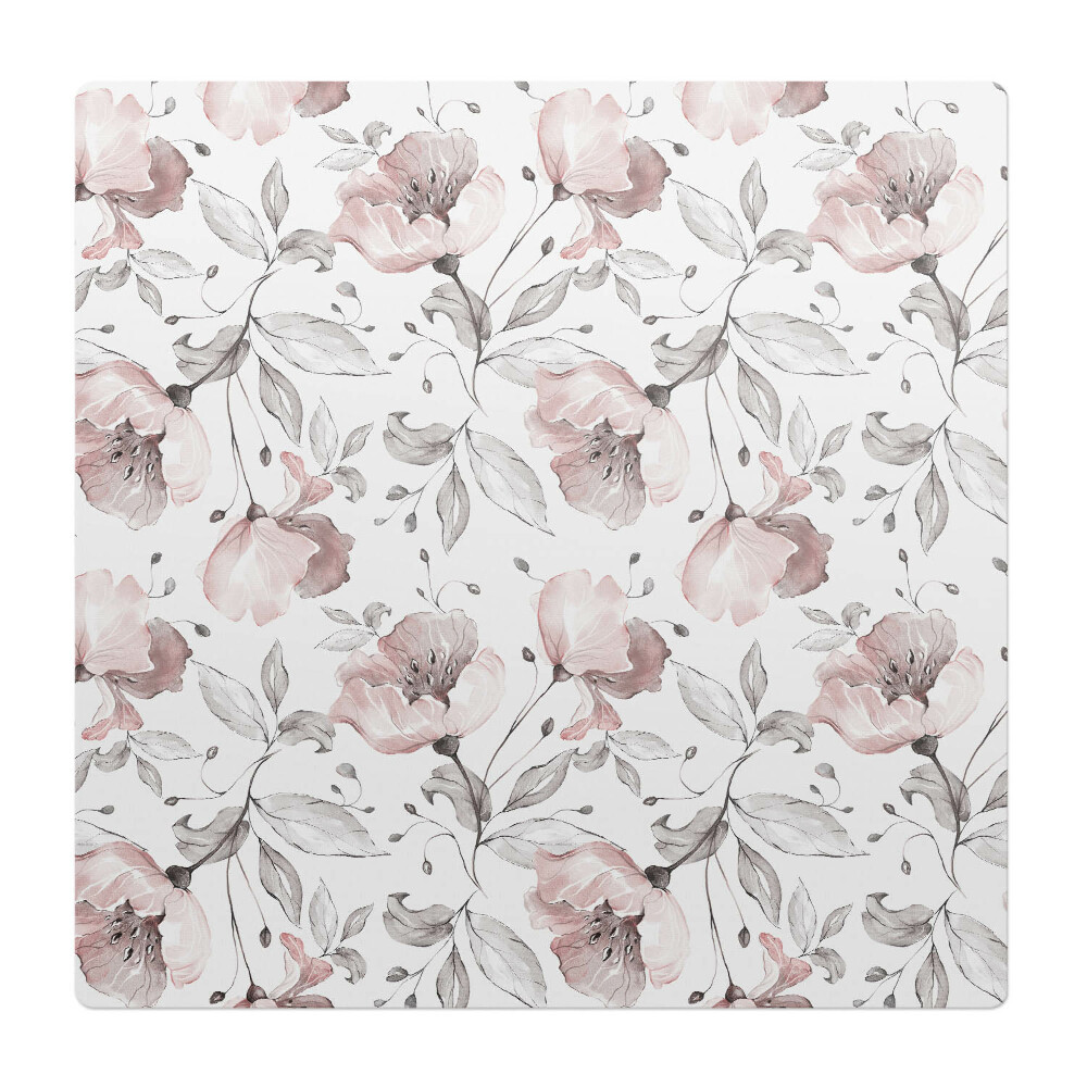 Mata pod fotel ochrona paneli Kwiatowy wzór vintage