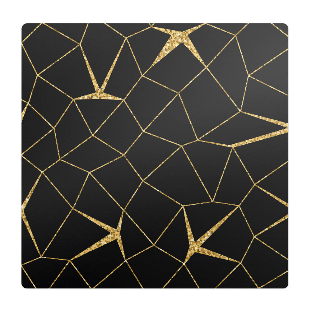 Mata pod fotel biurowy Geometryczny wzór linii