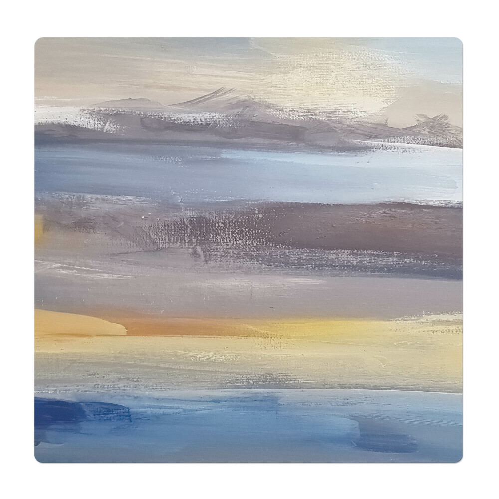 Mata pod krzesło do biura Abstrakcyjny pejzaż