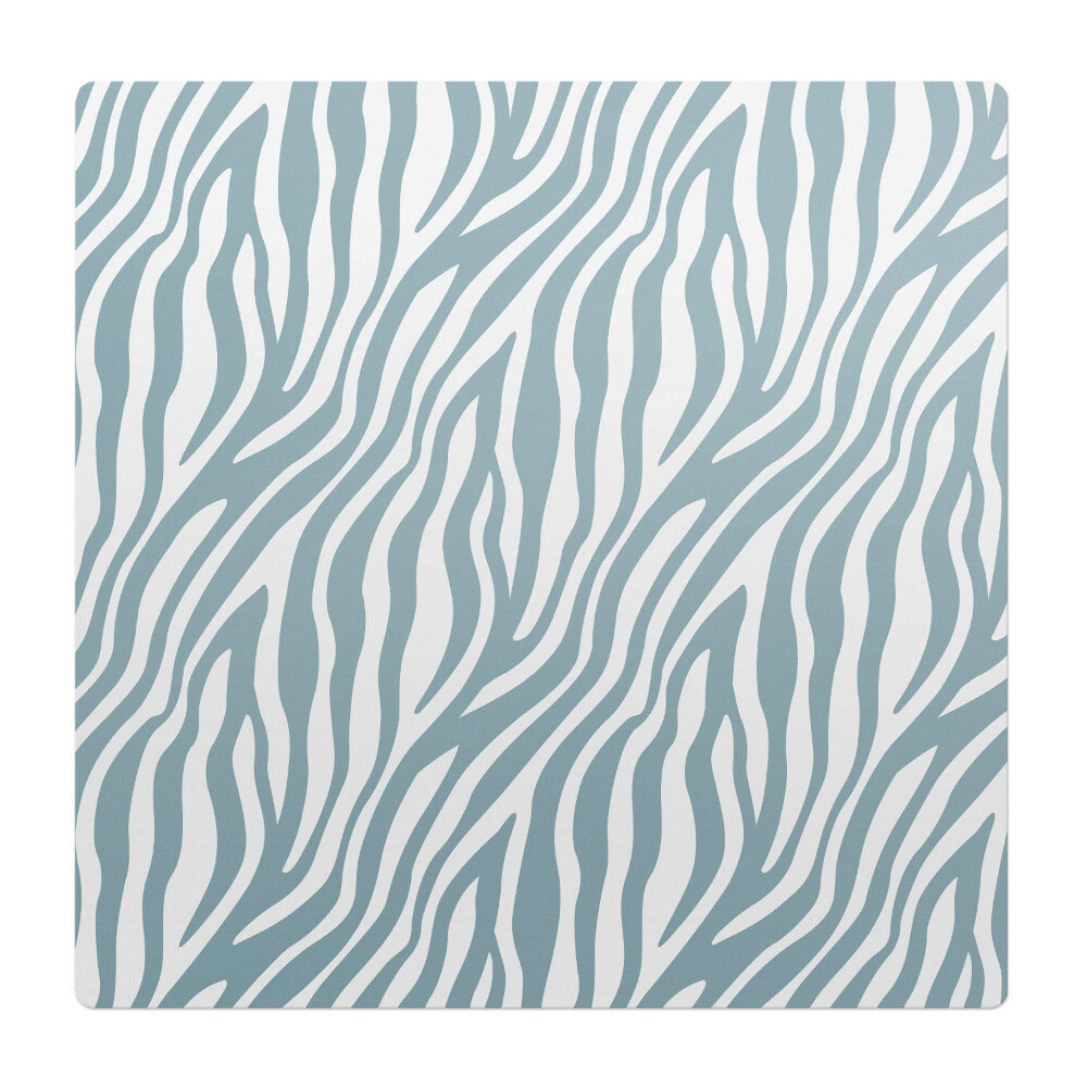 Mata na podłogę pod krzesło Zebrze pasy