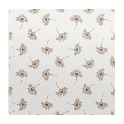 Podkładka pod krzesło obrotowe Kwiatowy wzór retro