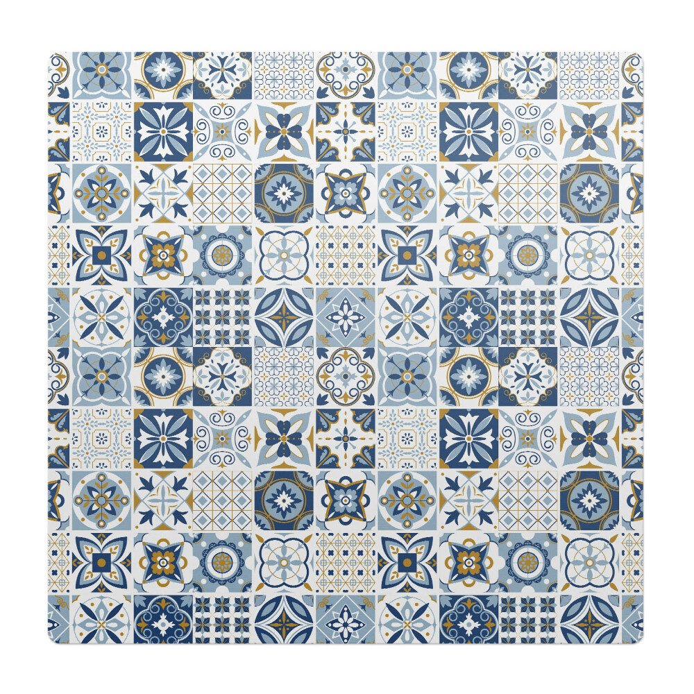 Podkładka pod krzesło obrotowe Kafelki w stylu retro