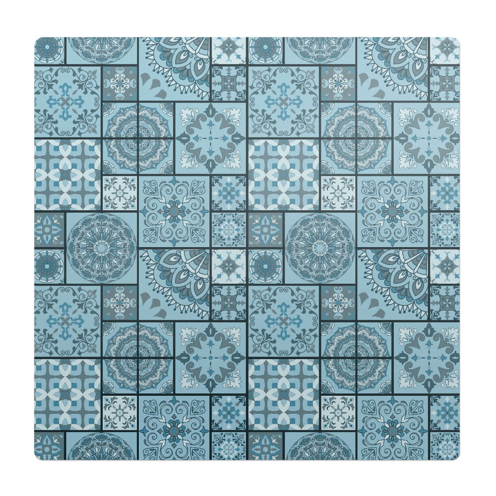 Mata pod krzesło do biura Mozaika geometryczna