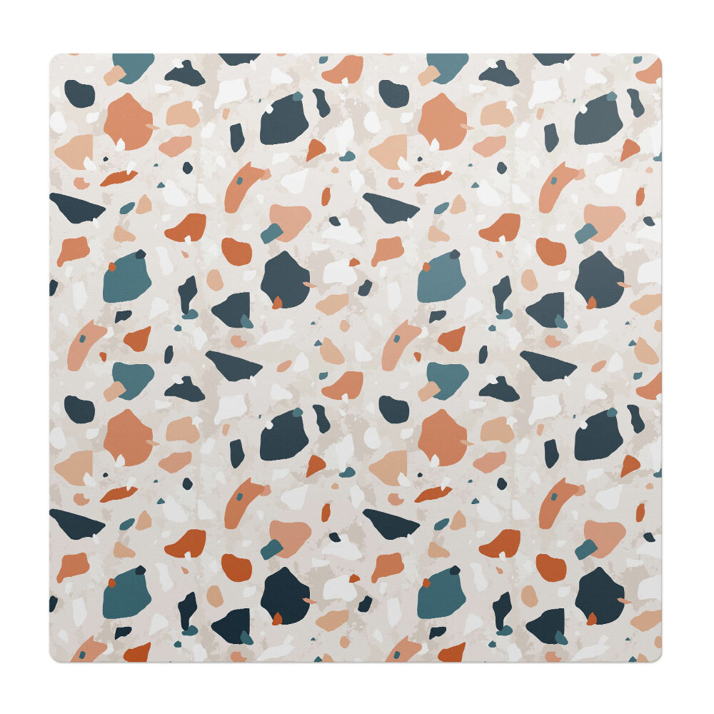 Mata na podłogę pod krzesło Terrazzo abstrakcja