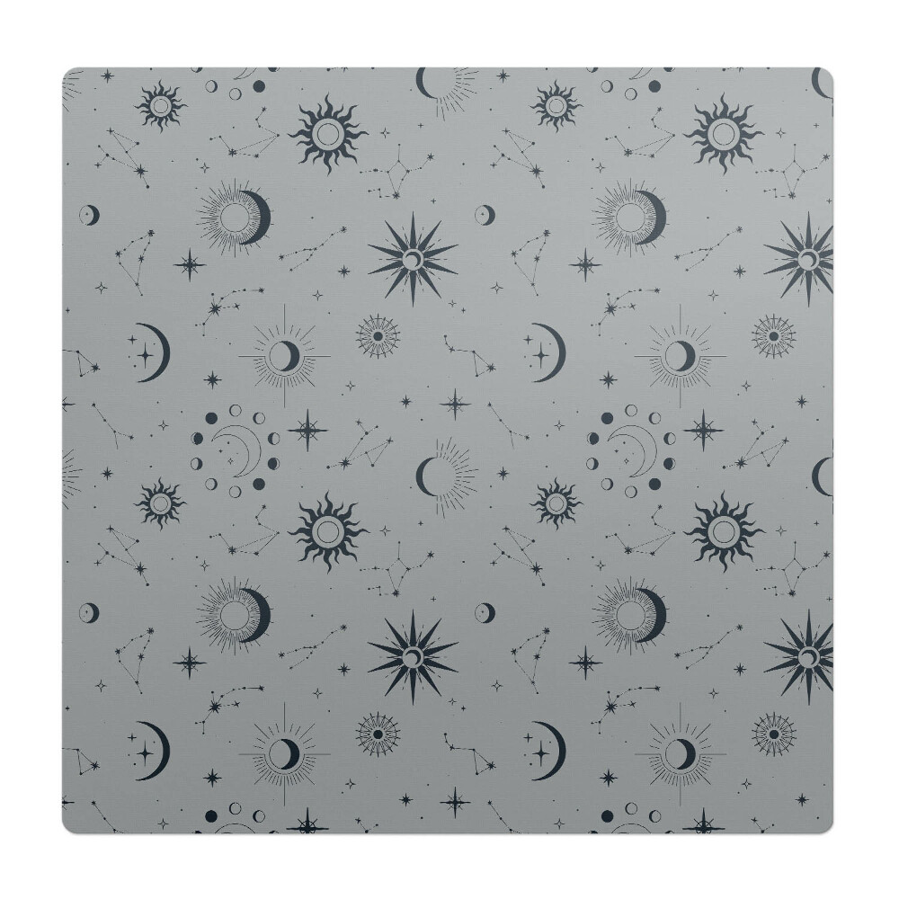 Mata pod krzesło do biura Kosmiczne wzory