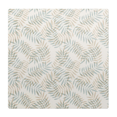 Mata na podłogę pod krzesło Liście w pastelach