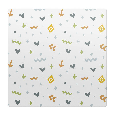 Podkładka pod krzesło obrotowe Geometryczne wzory