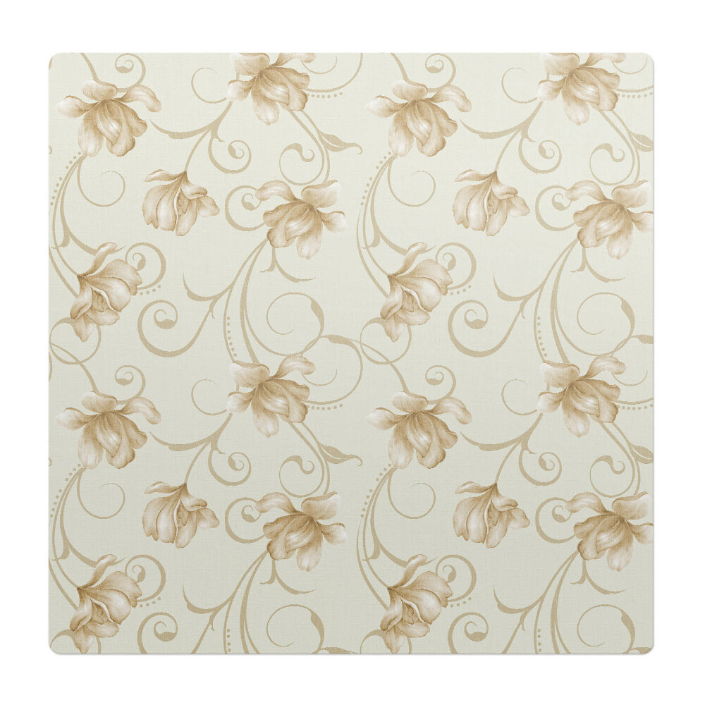 Podkładka pod krzesło obrotowe Kwiatowy ornament