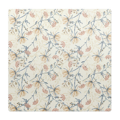 Podkładka pod krzesło obrotowe Kwiatowy wzór vintage