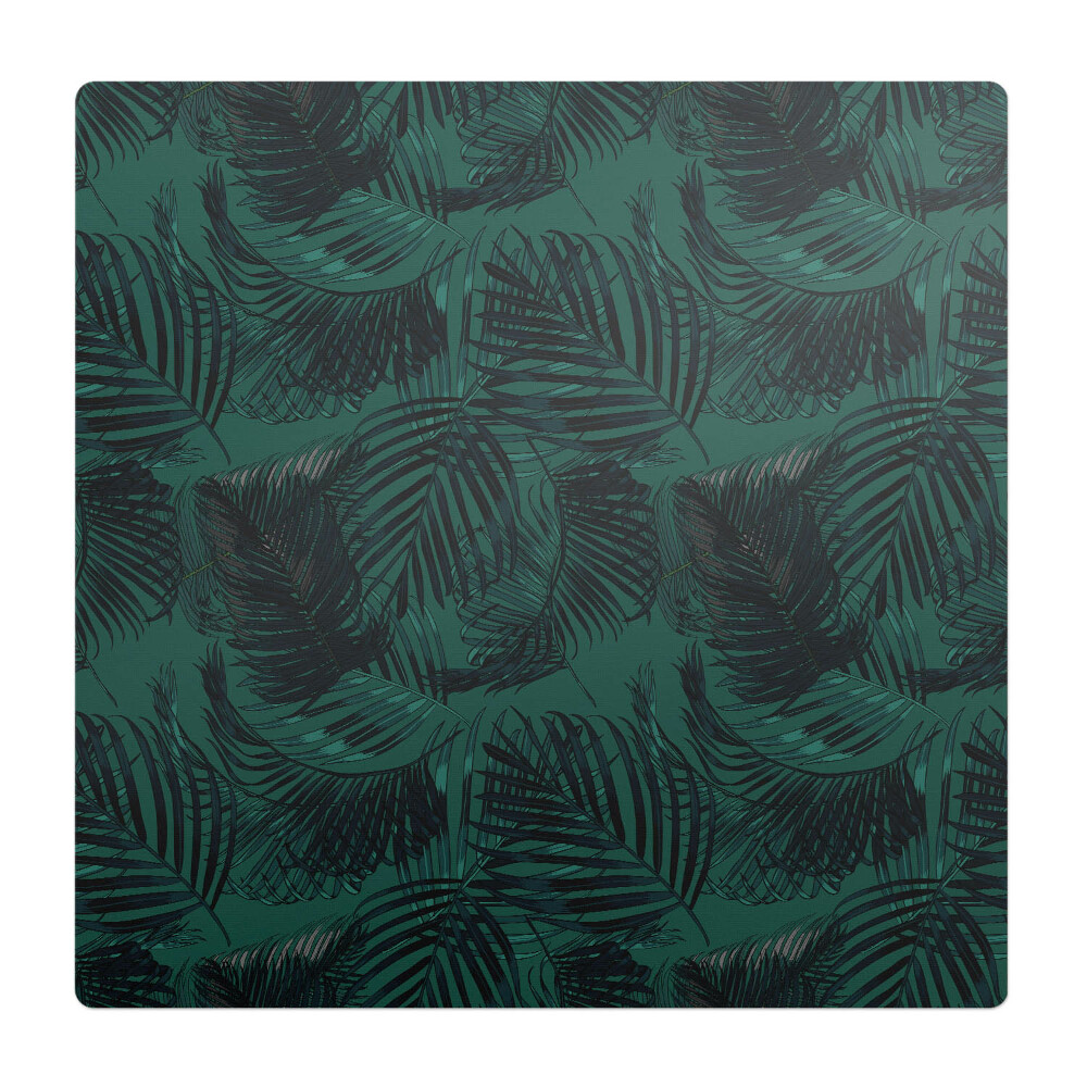 Mata pod fotel biurowy Liście palmowe wzór