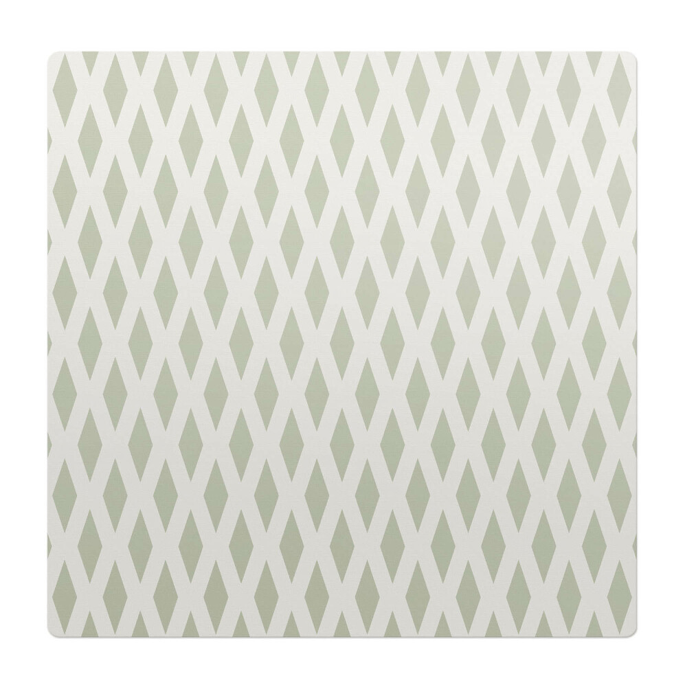 Mata pod fotel ochrona paneli Diamentowy wzór retro