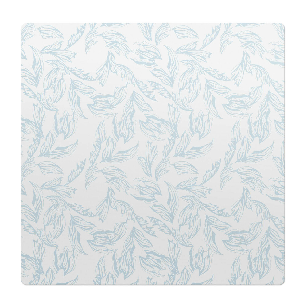 Mata pod fotel biurowy Delikatne liście