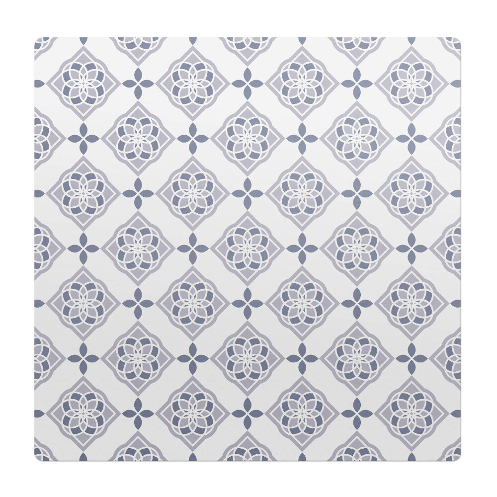 Mata pod fotel ochrona paneli Geometryczny kwiat