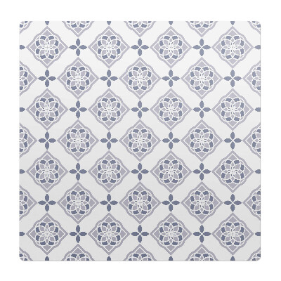 Mata pod fotel ochrona paneli Geometryczny kwiat