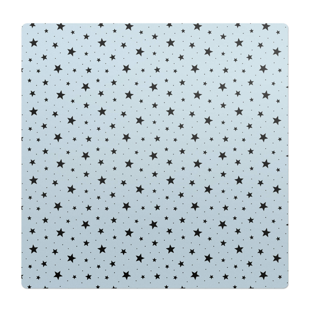 Mata pod fotel biurowy Gwiazdki na tle