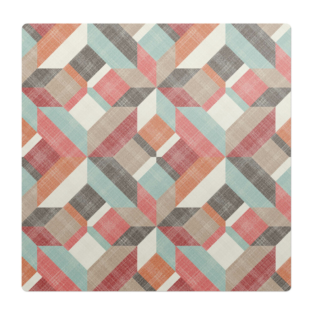 Podkładka pod krzesło Geometryczny wzór retro