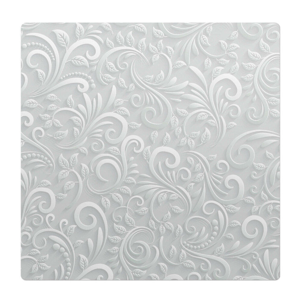 Mata na podłogę pod krzesło Elegancki ornament liściasty