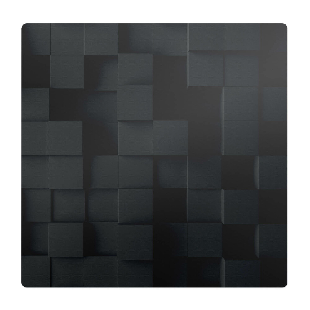 Mata pod fotel biurowy Trójwymiarowe kostki