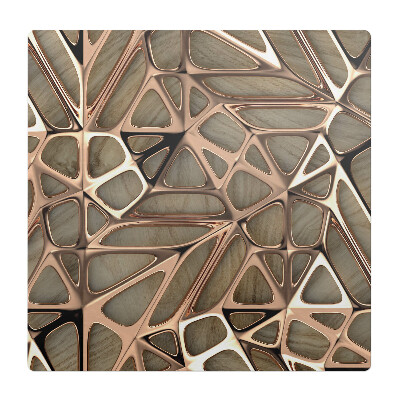 Mata na podłogę pod krzesło Organiczne linie 3D