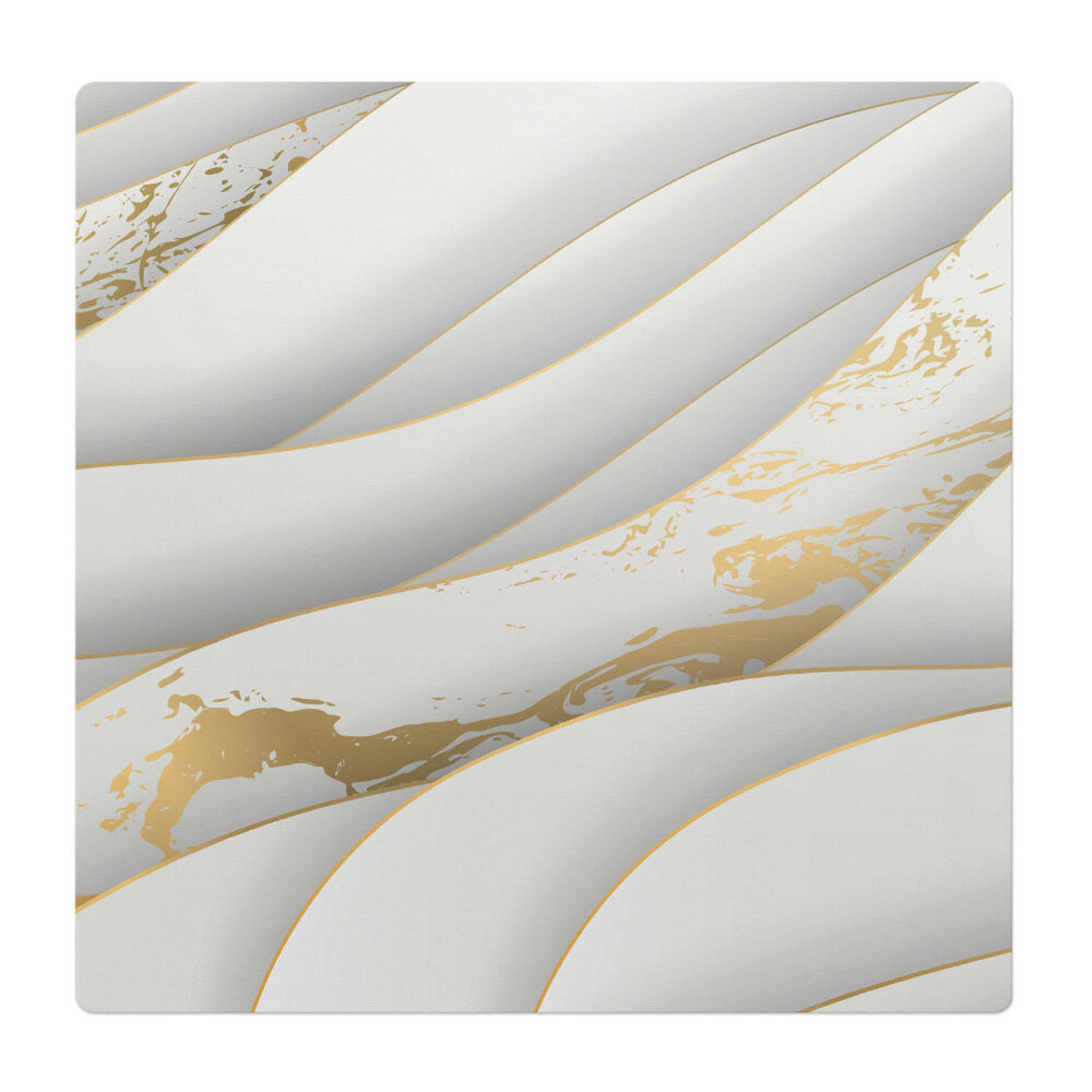 Podkładka pod krzesło obrotowe Falujące linie z wzorem