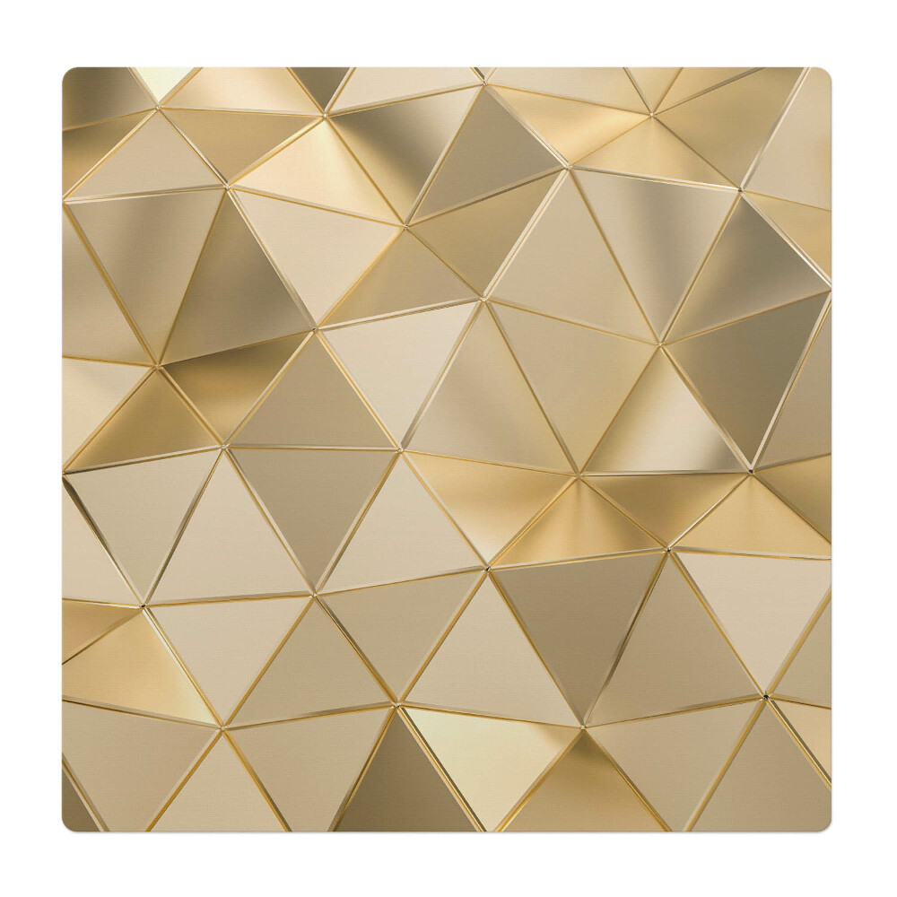 Mata pod fotel biurowy Geometryczny wzór 3D