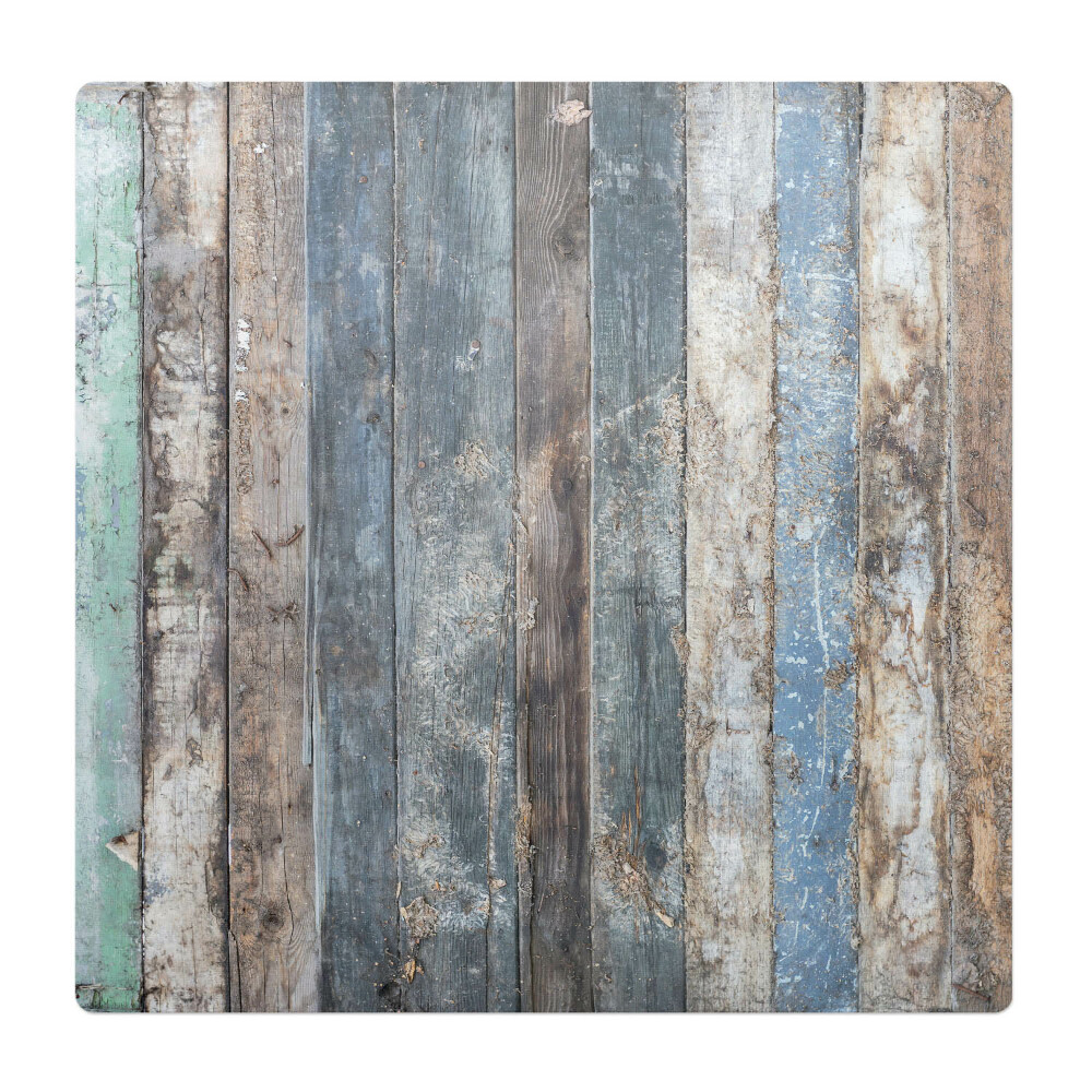 Mata pod krzesło do biura Stare deski vintage