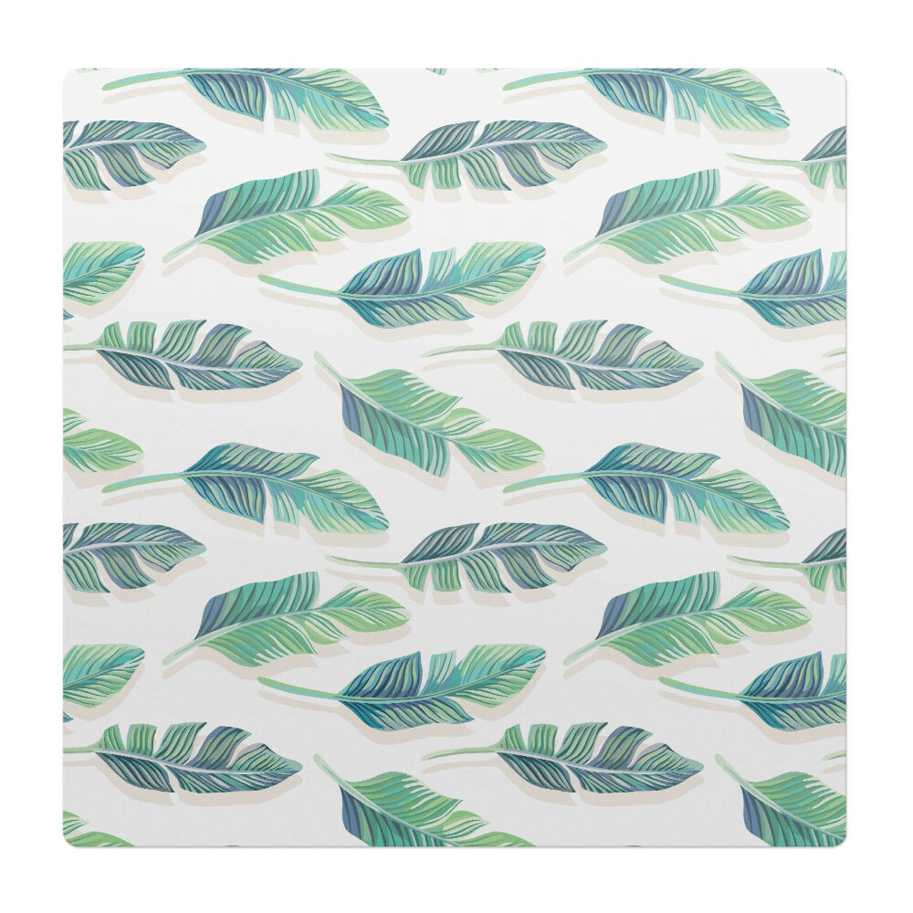 Podkładka pod krzesło obrotowe Liście tropikalne