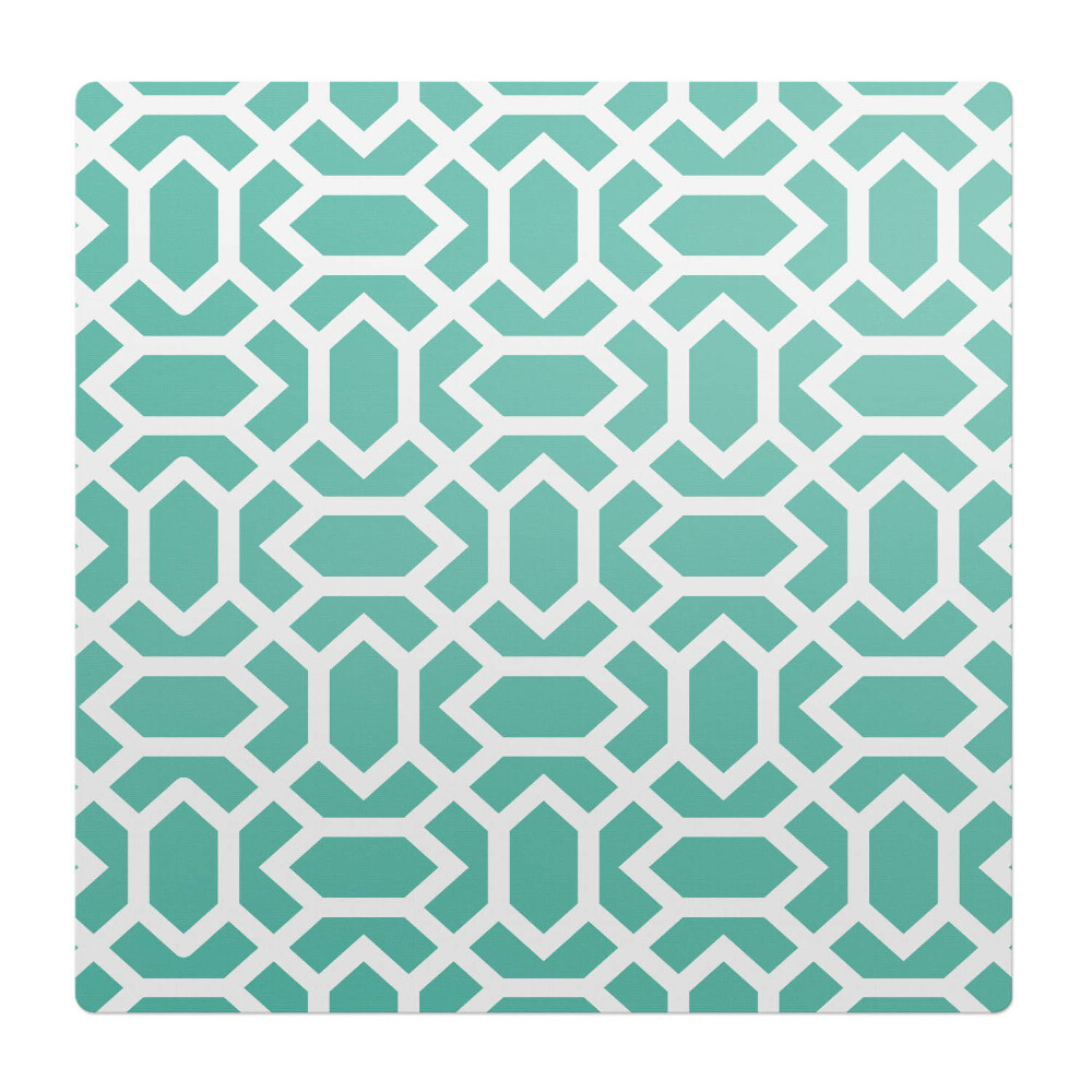 Mata pod fotel biurowy Geometryczny wzór